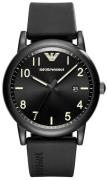 Emporio Armani Herrklocka AR11071 Svart/Gummi Ø43 mm