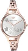 Emporio Armani Damklocka AR11108 Dress Silverfärgad/Roséguldstonat