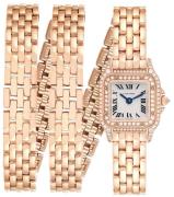 Cartier Damklocka WJPN0013 Panthere De Vit/18 karat roséguld