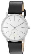 Skagen Damklocka SKW6274 Hagen Vit/Läder Ø40 mm