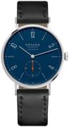 Nomos Glashütte Herrklocka N-142 Tangente Blå/Läder Ø38.5 mm