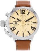 U-Boat Herrklocka 7433/A Classico Beige/Läder Ø50 mm