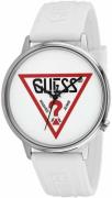 Guess V1003M2 Classic Vit/Gummi Ø42 mm