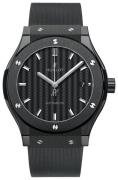 Hublot Herrklocka 511.CM.1771.RX Classic Fusion Svart/Gummi Ø45 mm