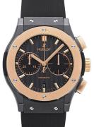 Hublot Herrklocka 521.CO.1781.RX Classic Fusion Svart/Gummi Ø45 mm