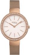 Breil Damklocka EW0484 Marlene Vit/Roséguldstonat stål Ø32 mm