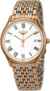 Longines Herrklocka L4.859.1.11.7 Lyre Vit/Roséguldstonat stål