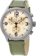 Tissot Herrklocka T116.617.37.267.00 T-Sport Beige/Läder Ø45 mm