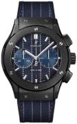 Hublot Herrklocka 521.CM.2707.NR.ITI18 Classic Fusion Blå/Gummi Ø45