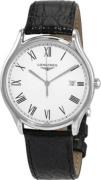 Longines Herrklocka L4.859.4.11.2 Grande Classique Vit/Läder Ø38.5