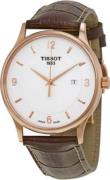 Tissot Herrklocka T914.410.46.017.00 T-Gold Vit/Läder Ø39 mm