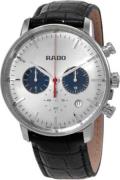 Rado Herrklocka R22910115 Coupole Silverfärgad/Läder Ø42 mm