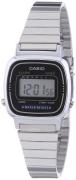 Casio Damklocka LA-670WEA-1EF Collection LCD/Stål