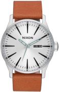 Nixon Herrklocka A1052853-00 Silverfärgad/Läder Ø42 mm