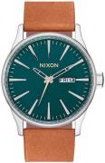 Nixon Herrklocka A1052535-00 Grön/Läder Ø42 mm