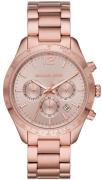 Michael Kors Damklocka MK6796 Layton Roséguldstonad/Roséguldstonat