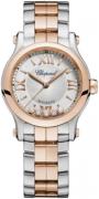 Chopard Damklocka 278573-6014 Happy Sport Silverfärgad/18 karat