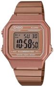 Casio Herrklocka B650WC-5AEF Collection LCD/Roséguldstonat stål