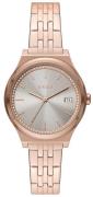 DKNY Damklocka NY2950 Parsons Grå/Roséguldstonat stål Ø34 mm