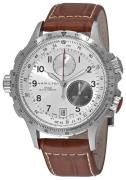 Hamilton Herrklocka H77622553 Khaki Silverfärgad/Läder Ø42 mm