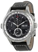 Hamilton Herrklocka H76556731 Khaki Aviation Svart/Läder Ø42 mm