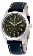 Hamilton Herrklocka H70455863 Khaki Field Automatic Svart/Läder Ø38