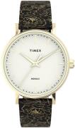 Timex Damklocka TW2U40700 Vit/Läder Ø37 mm