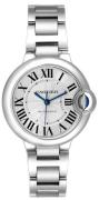 Cartier Damklocka W6920071 Ballon Blue Silverfärgad/Stål Ø33 mm