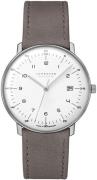 Junghans 59/2021.04 Max Bill Silverfärgad/Läder Ø38 mm