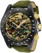 Invicta Herrklocka 33794 Speedway Flerfärgad/Läder Ø50 mm