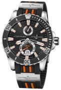 Ulysse Nardin Herrklocka 263-10-3-952 Marine Collection Svart/Gummi