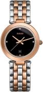 Rado Damklocka R48873173 Florence Svart/Roséguldstonat stål Ø28 mm