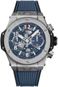 Hublot Herrklocka 441.NX.5179.RX Big Bang 42Mm Blå/Gummi Ø42 mm