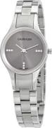 Calvin Klein Damklocka K4323120 Basic Silverfärgad/Stål Ø28 mm