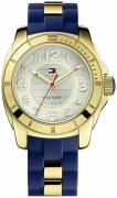 Tommy Hilfiger Damklocka 1781307 K2 Silverfärgad/Gummi Ø38 mm