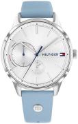 Tommy Hilfiger Damklocka 1782023 Silverfärgad/Läder Ø38 mm