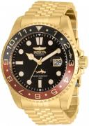 Invicta Herrklocka 35153 Pro Diver Svart/Gulguldtonat stål Ø47 mm