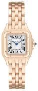 Cartier Damklocka WGPN0006 Panthere De Silverfärgad/18 karat