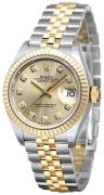 Rolex Damklocka 279173-0011 Lady-Datejust 28 Gulguldstonad/18 karat