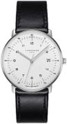 Junghans 58/4820.02 Max Bill Vit/Läder Ø38 mm