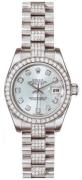 Rolex Damklocka 179136 Lady Oyster Perpetual Silverfärgad/Platina