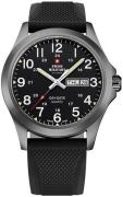 Swiss Military Herrklocka SMP36040.20 Chrono Svart/Gummi Ø42 mm