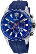 Festina Herrklocka F20376-1 Sport Blå/Gummi Ø47 mm