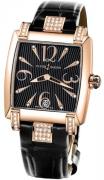 Ulysse Nardin Damklocka 136-91C-06-02 Ladies Caprice Svart/Läder