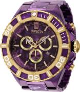 Invicta Herrklocka 40206 Jason Taylor Lila/Stål Ø60 mm