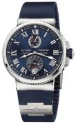 Ulysse Nardin Herrklocka 1183-126-3-43 Marine Collection Blå/Gummi