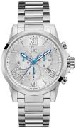 Guess Herrklocka Y08007G1 Collection Silverfärgad/Stål Ø42 mm