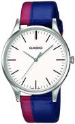 Casio Herrklocka MTP-E133L-2EEF Collection Vit/Läder Ø46 mm