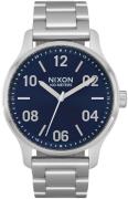 Nixon Herrklocka A1242-1849-00 The Patrol Blå/Stål Ø42 mm