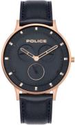 Police Herrklocka PL15968JSR.03 Blå/Läder Ø42 mm